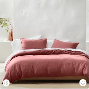 Linen duvet cover set !